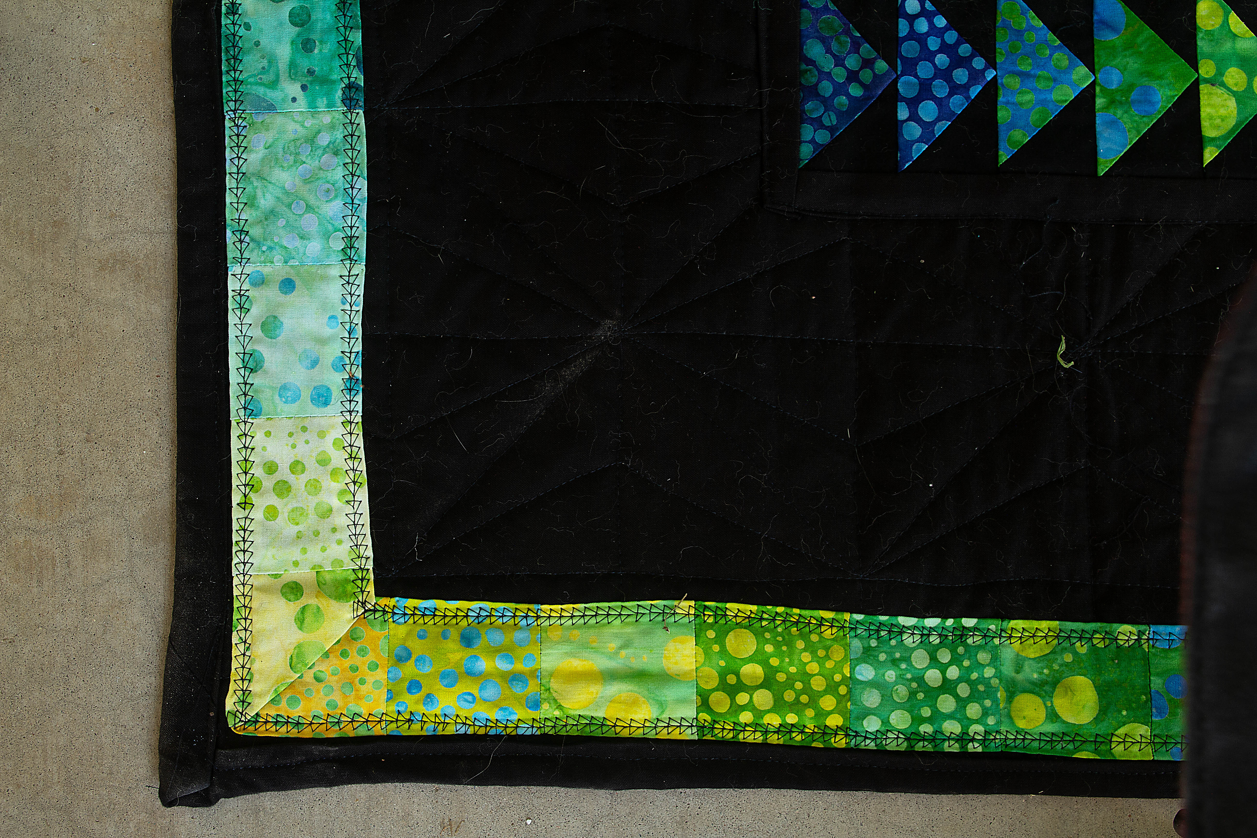 French Braid Quilt border detail